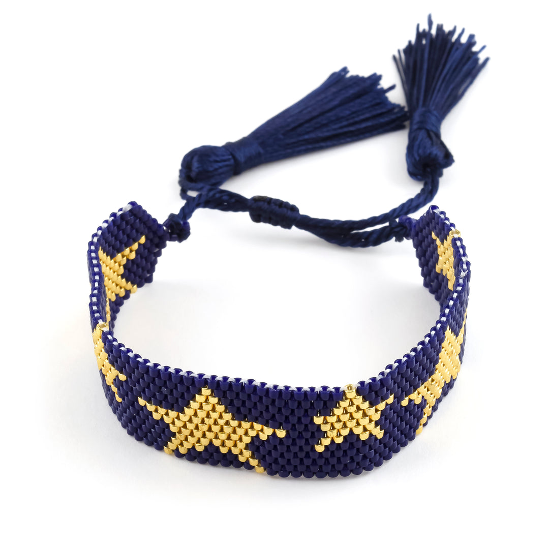 Beaded Star Cuff Aaron - Erimish