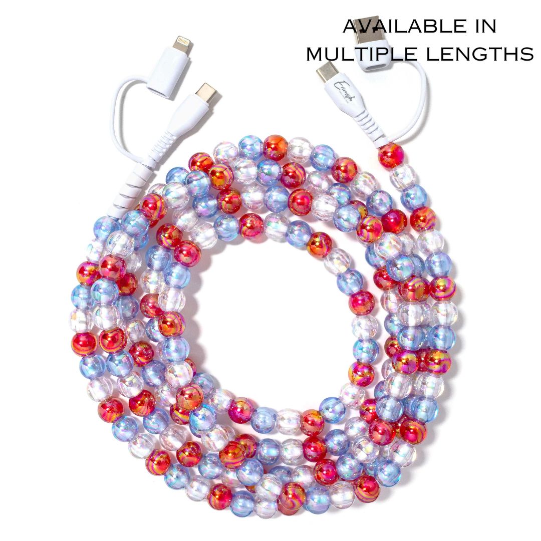 Beaded Phone Charger Taffy USA – Erimish