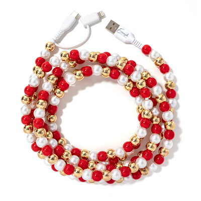 Beaded Phone Charger Patty