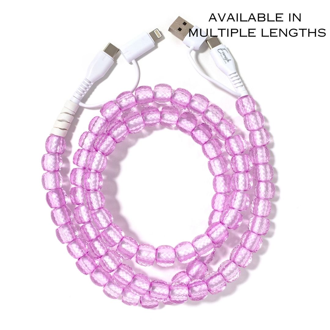 Beaded Phone Charger Grape Fizz – Erimish