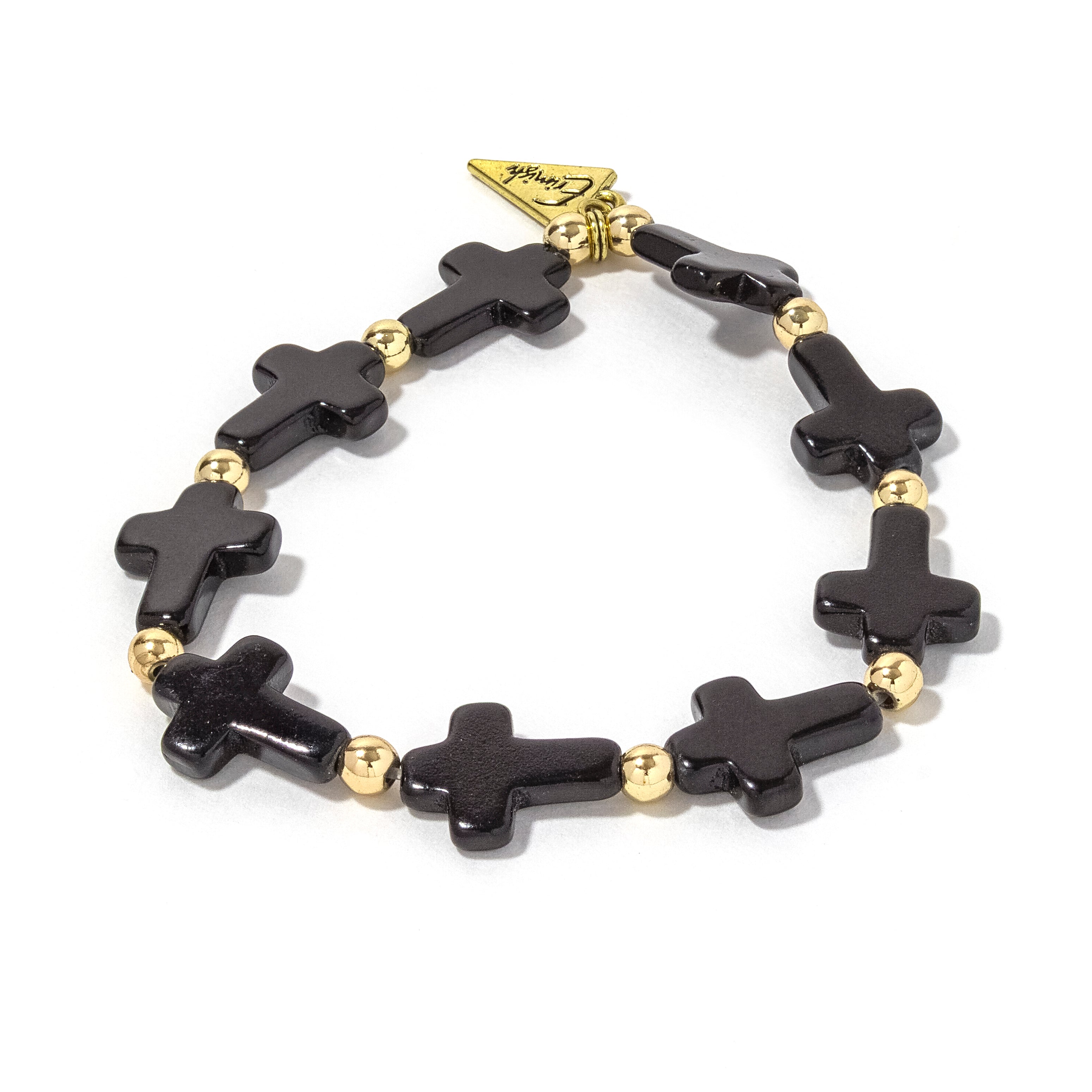 Black Cross Bracelet – Erimish