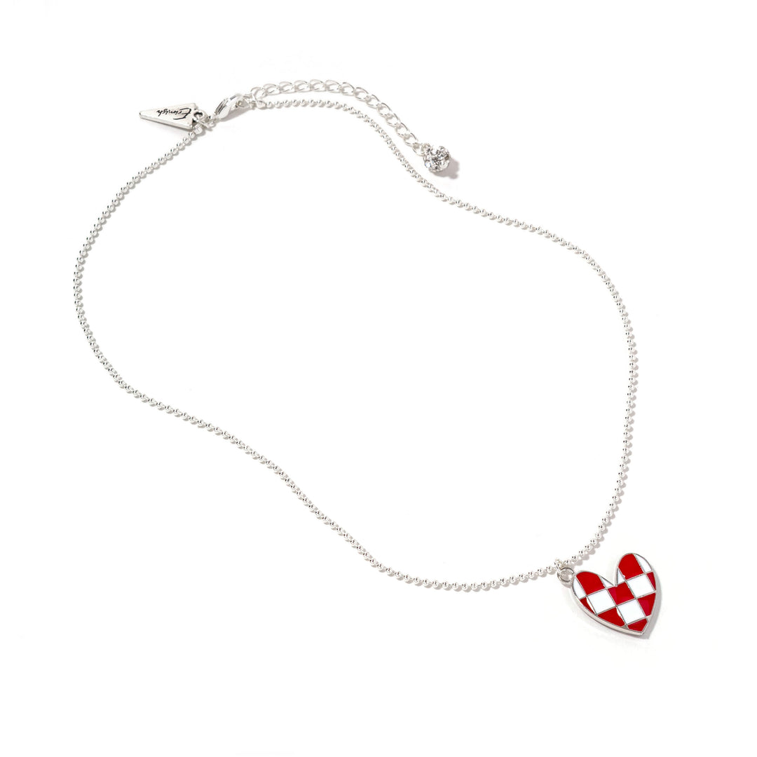 Checkered Heart Phillip Necklace - Erimish