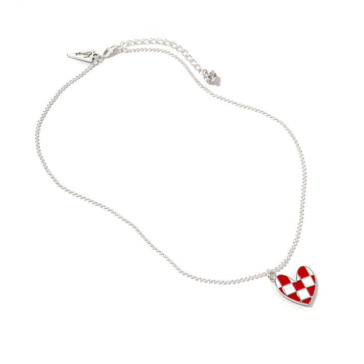 Checkered Heart Phillip Necklace - Erimish