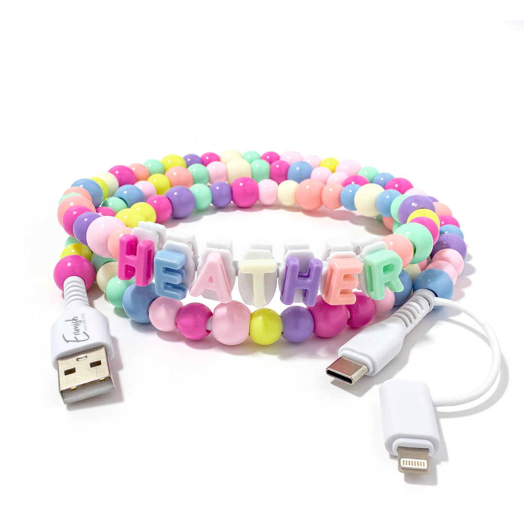 Beaded Phone Charger Multi