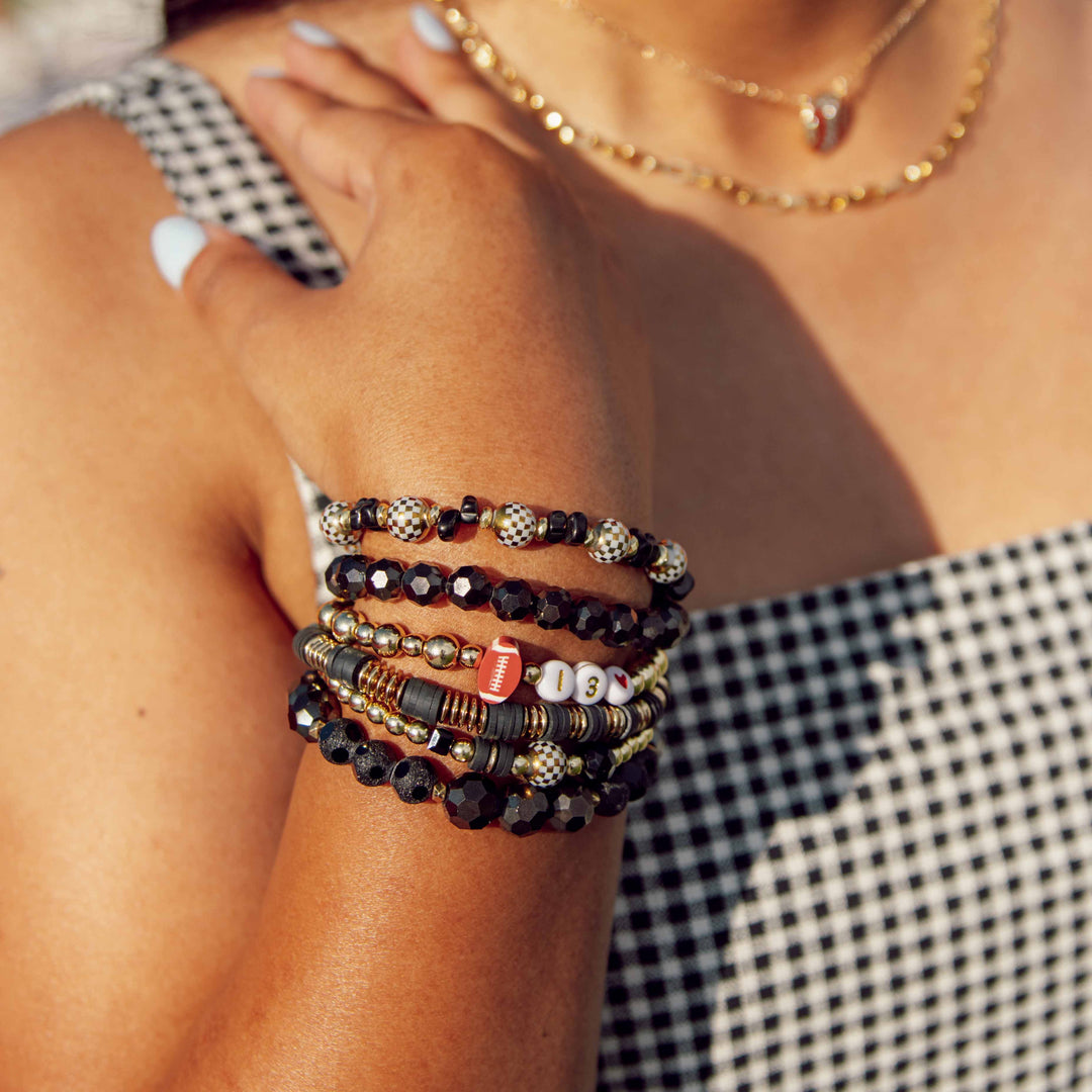 Sporty Custom Number Bracelet