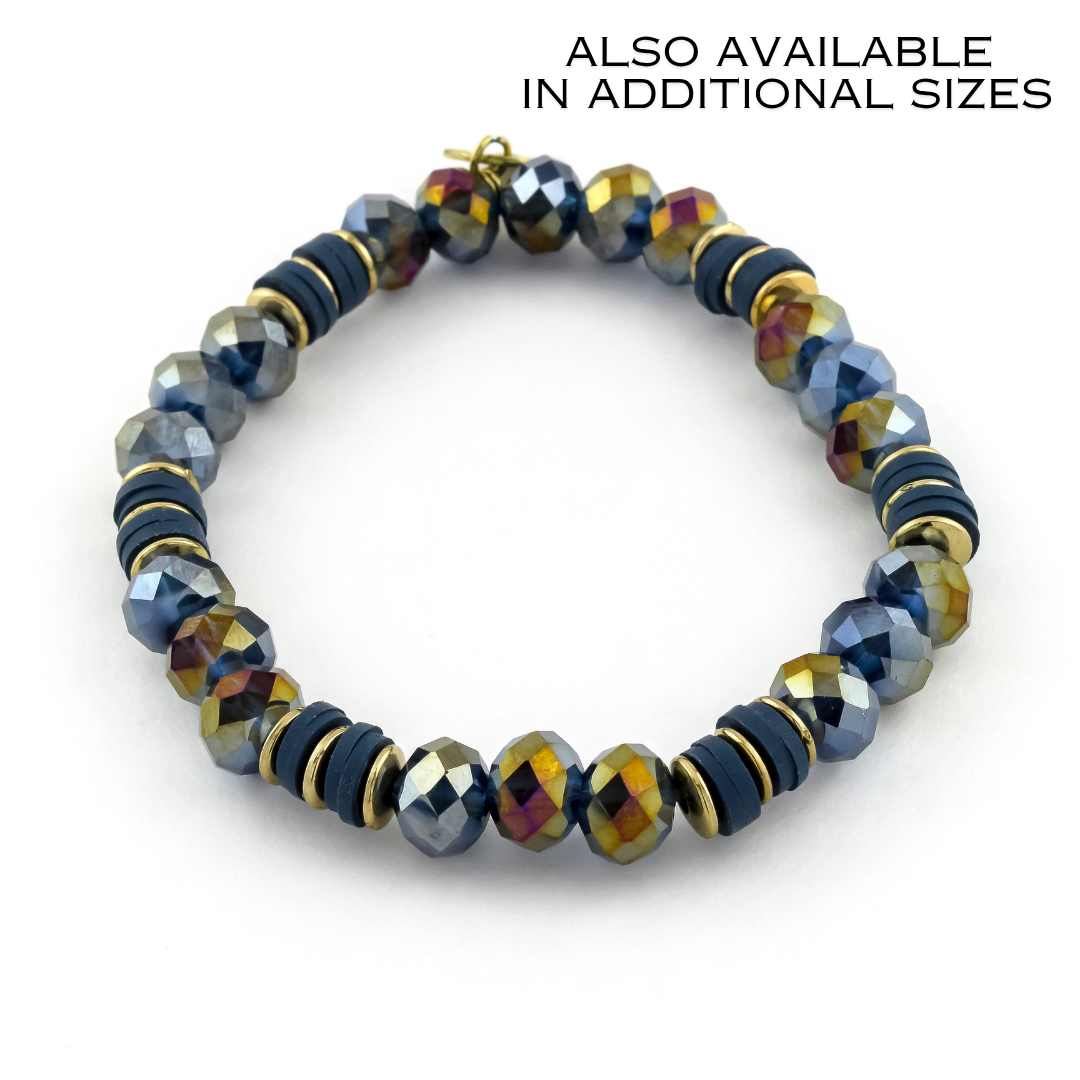 Navy Gameday Bracelet