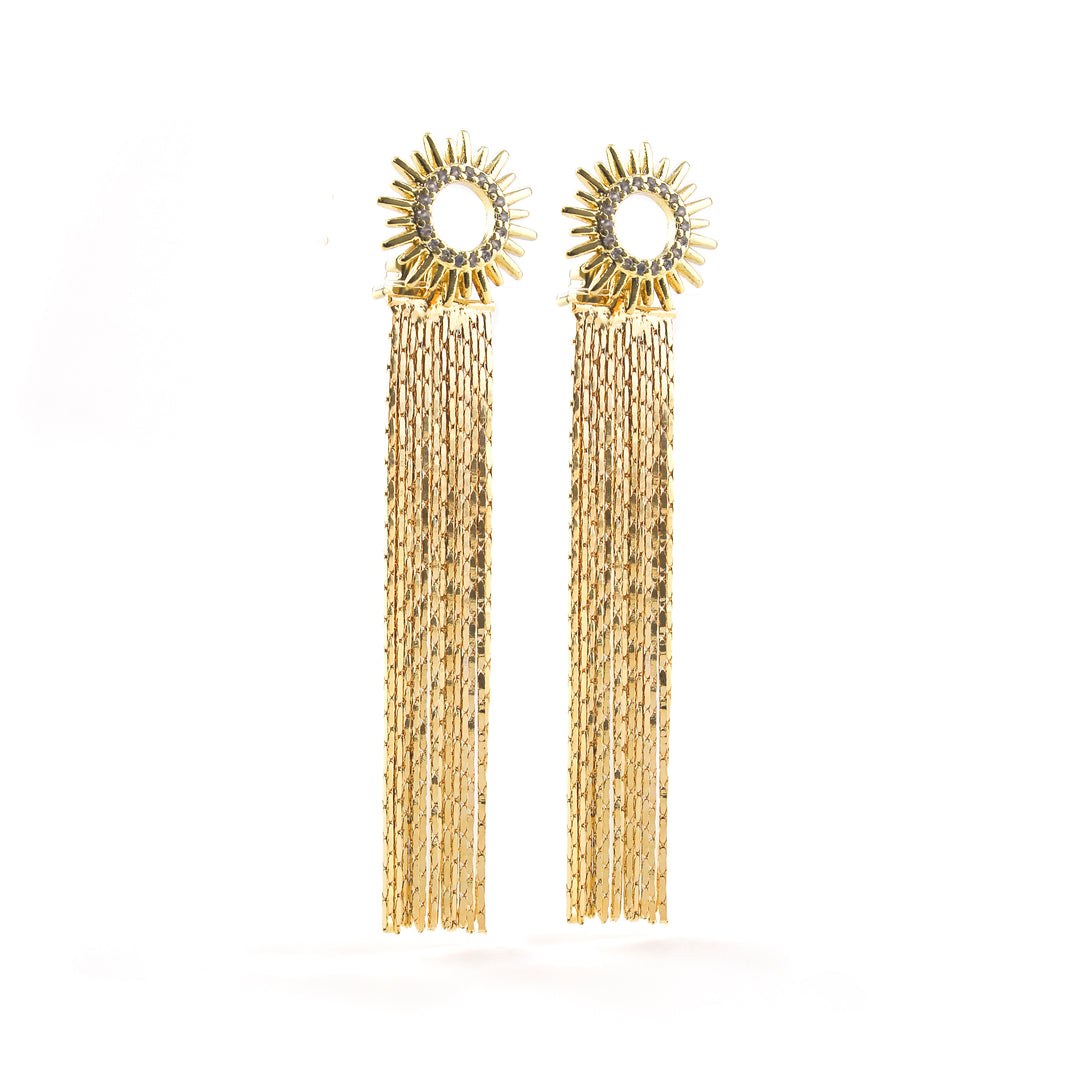 Sunburst Earrings Gold