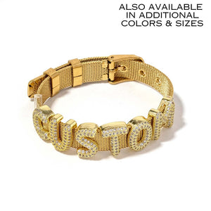 Custom Slider Bracelet