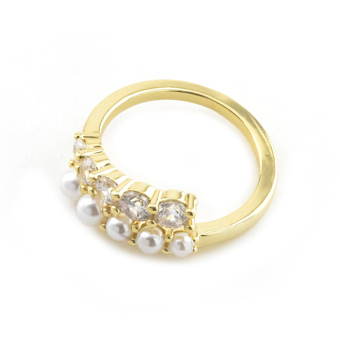 Pearl Double Dip Ring