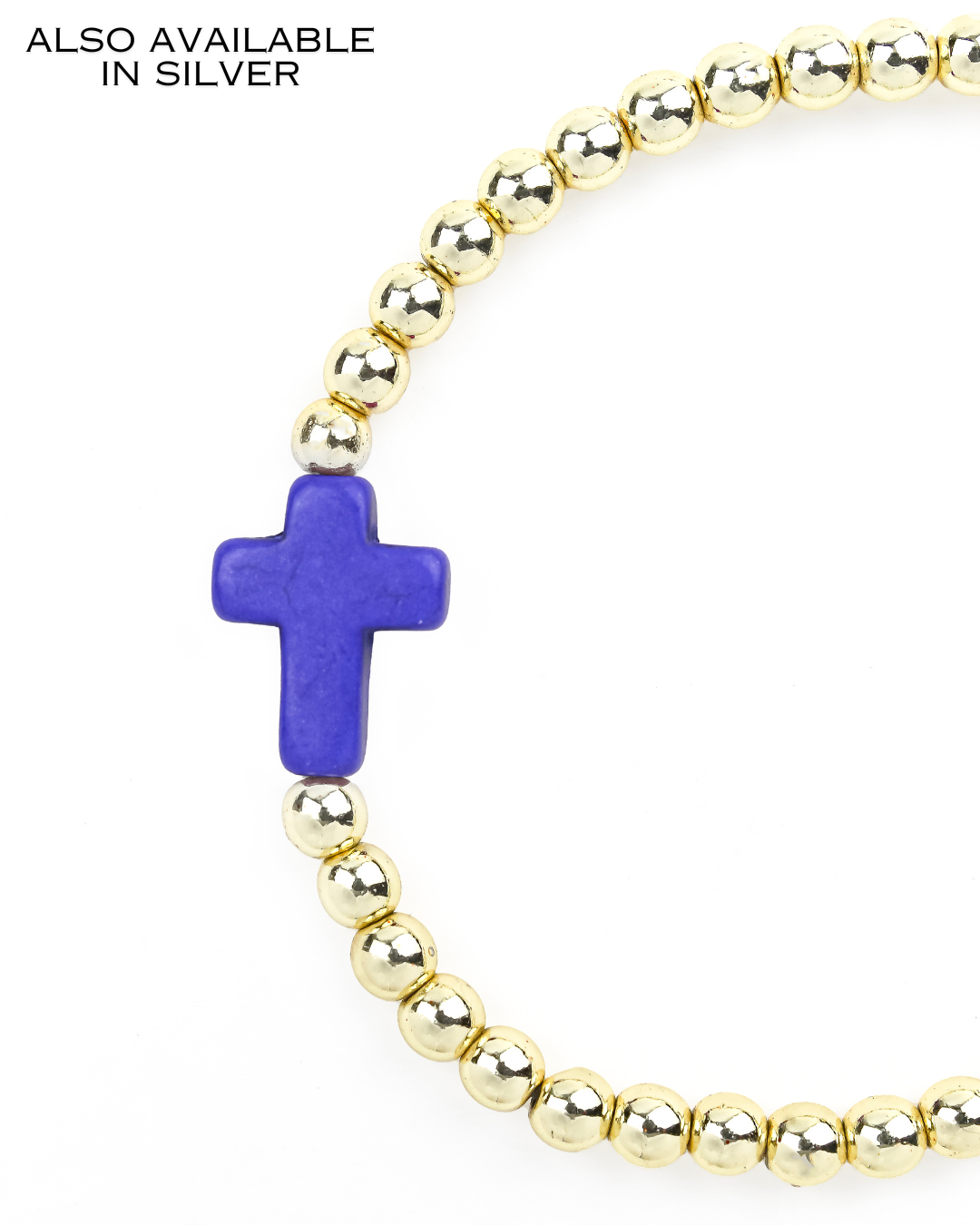 Cross Bracelet Blue