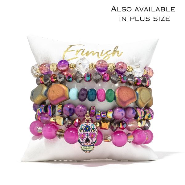 Day of the Dead Bracelet Stack