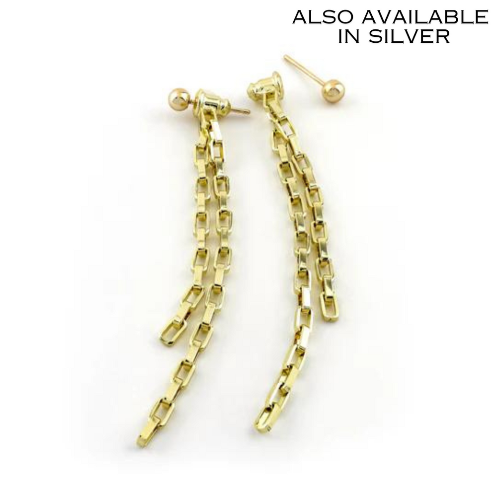 Double Squared Earrings - Erimish