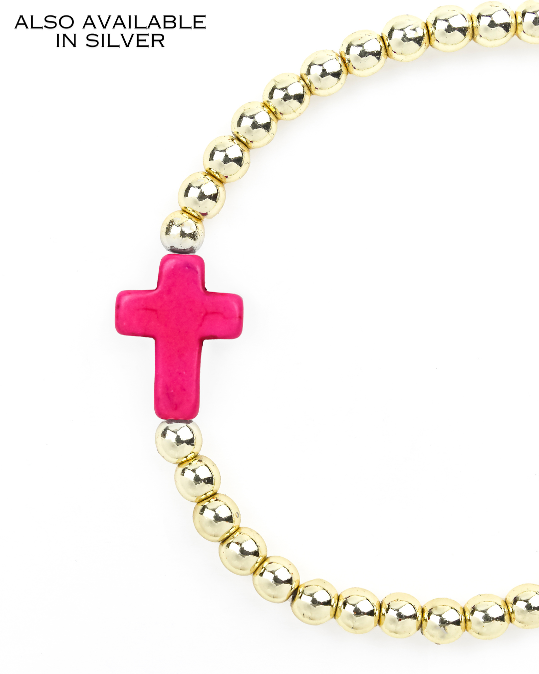 Cross Bracelet Pink - Erimish