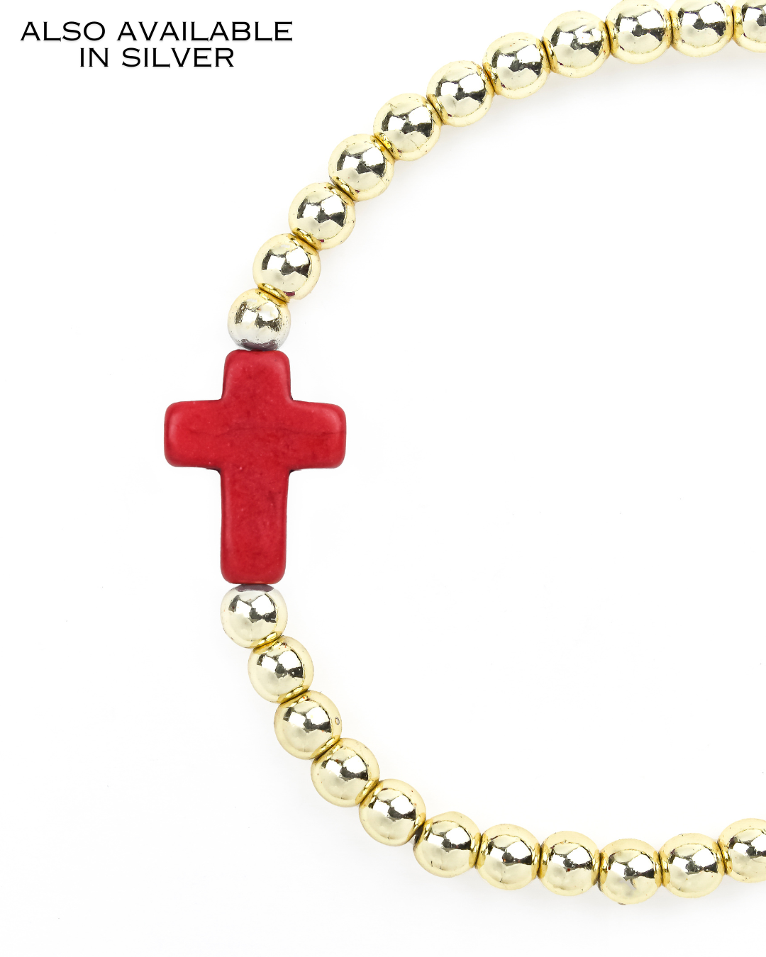 Cross Bracelet Red - Erimish