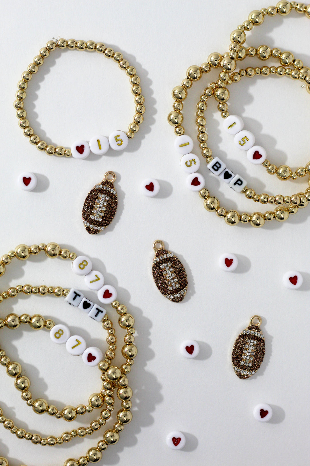 Number + Heart Custom Bracelet - Erimish