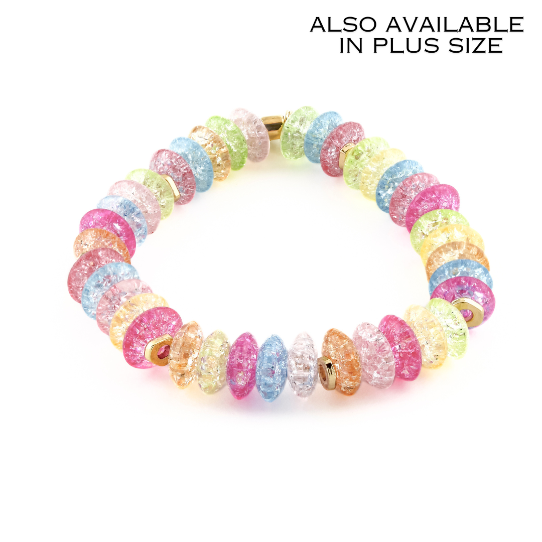 Crackle Bracelet Large 10mm - Erimish