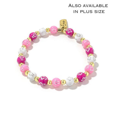 Cross Staple Bracelet Breast Cancer
