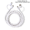 Beaded Phone Charger Chalk