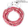 Beaded Phone Charger Marble Red