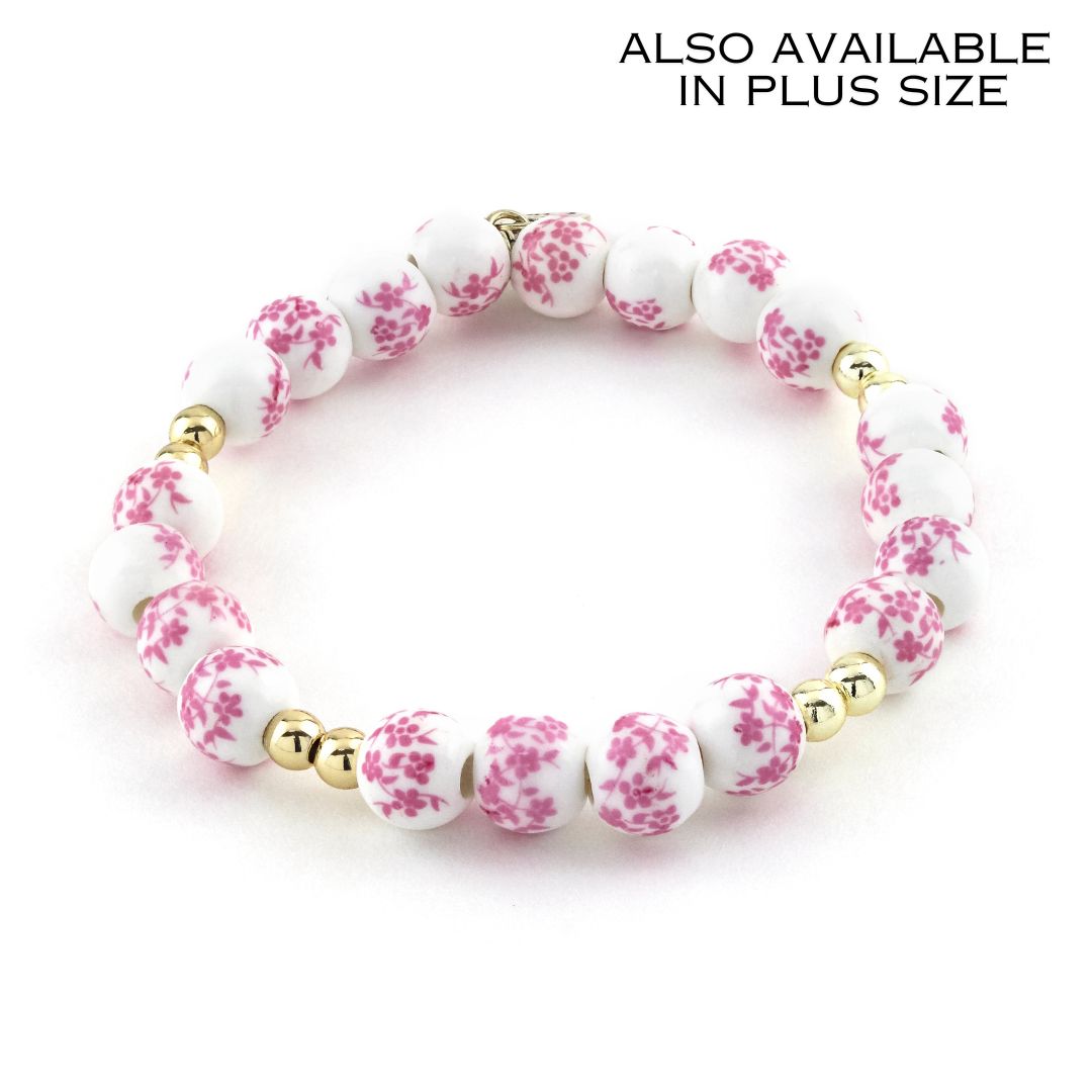 Cherry Blossom Bracelet Pink - Erimish