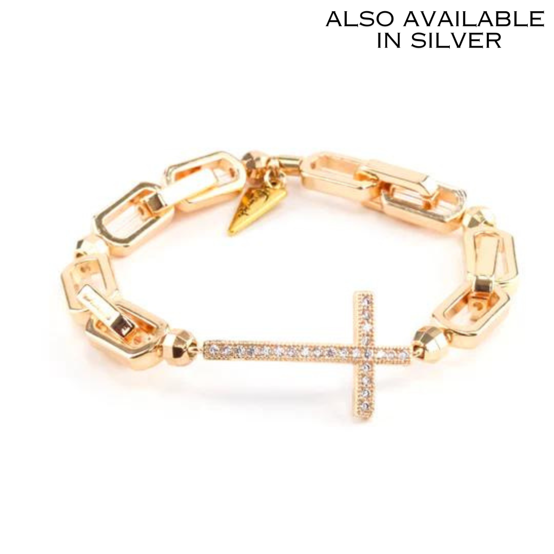 Cross Chain Bracelet - Erimish