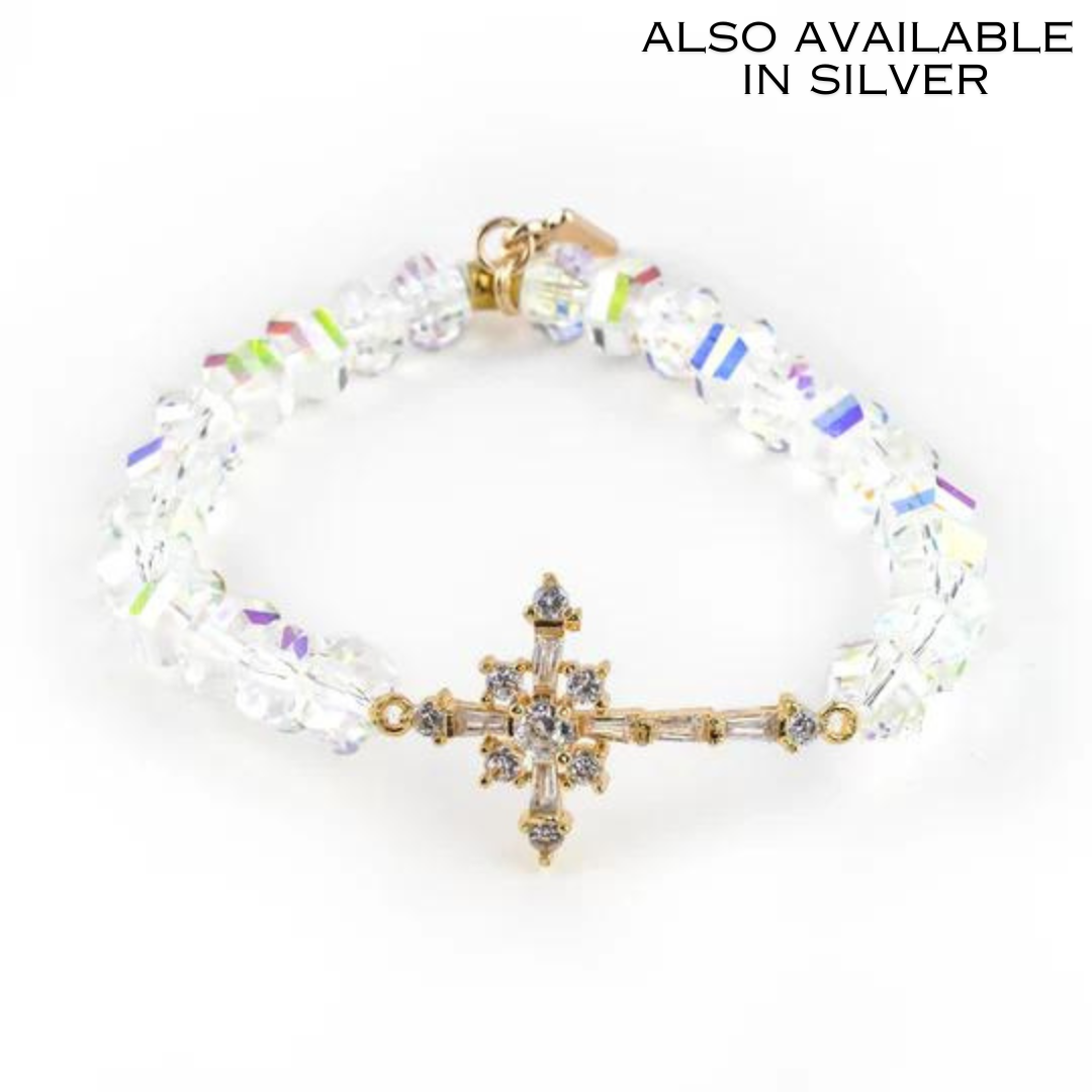 Cross Crystal Bracelet - Erimish