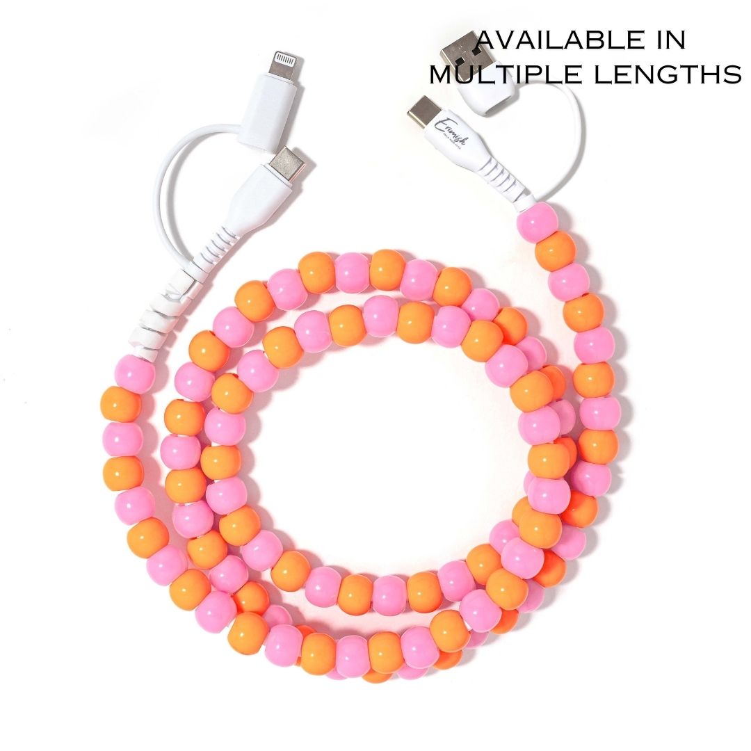 Beaded Phone Charger Sherbert – Erimish