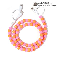 Beaded Phone Charger Sherbert