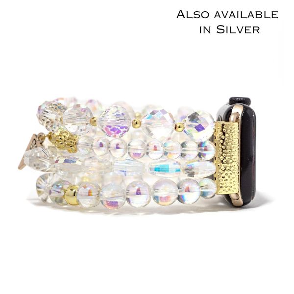 Crystal Clear Apple Watch Band