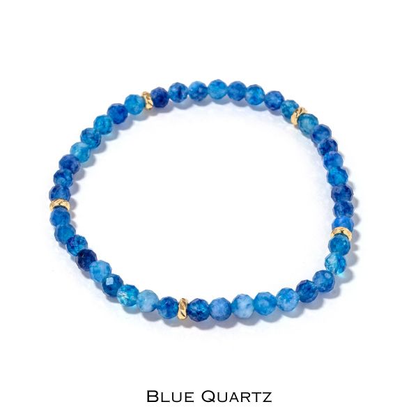 14k Gold Filled Gemstone Bracelet 4mm