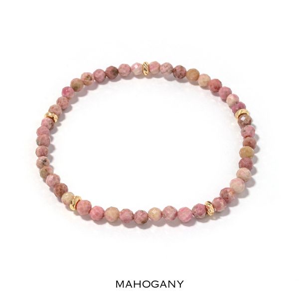 14k Gold Filled Gemstone Bracelet 4mm