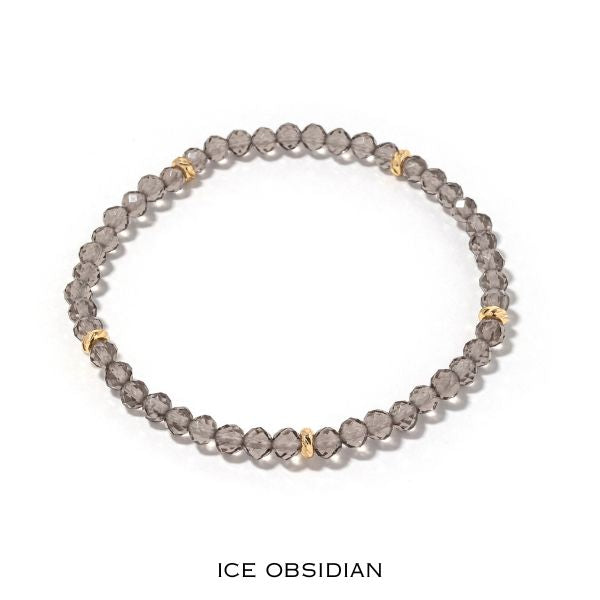 14k Gold Filled Gemstone Bracelet 4mm