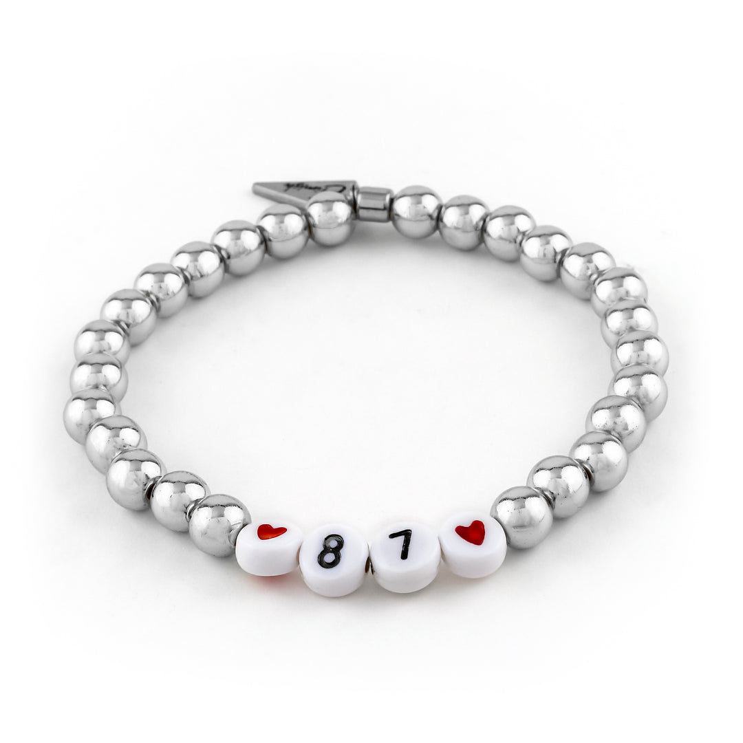 Number + Heart Custom Bracelet - Erimish