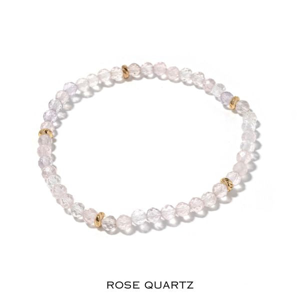 14k Gold Filled Gemstone Bracelet 4mm