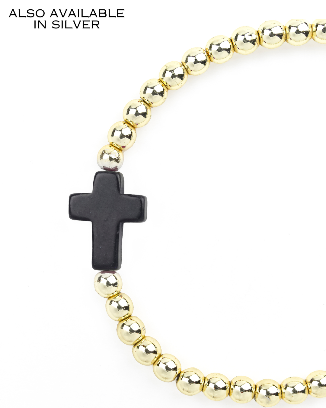 Cross Bracelet Black