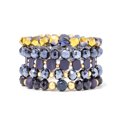 Plus Size Team Spirit Stack Navy/Gold