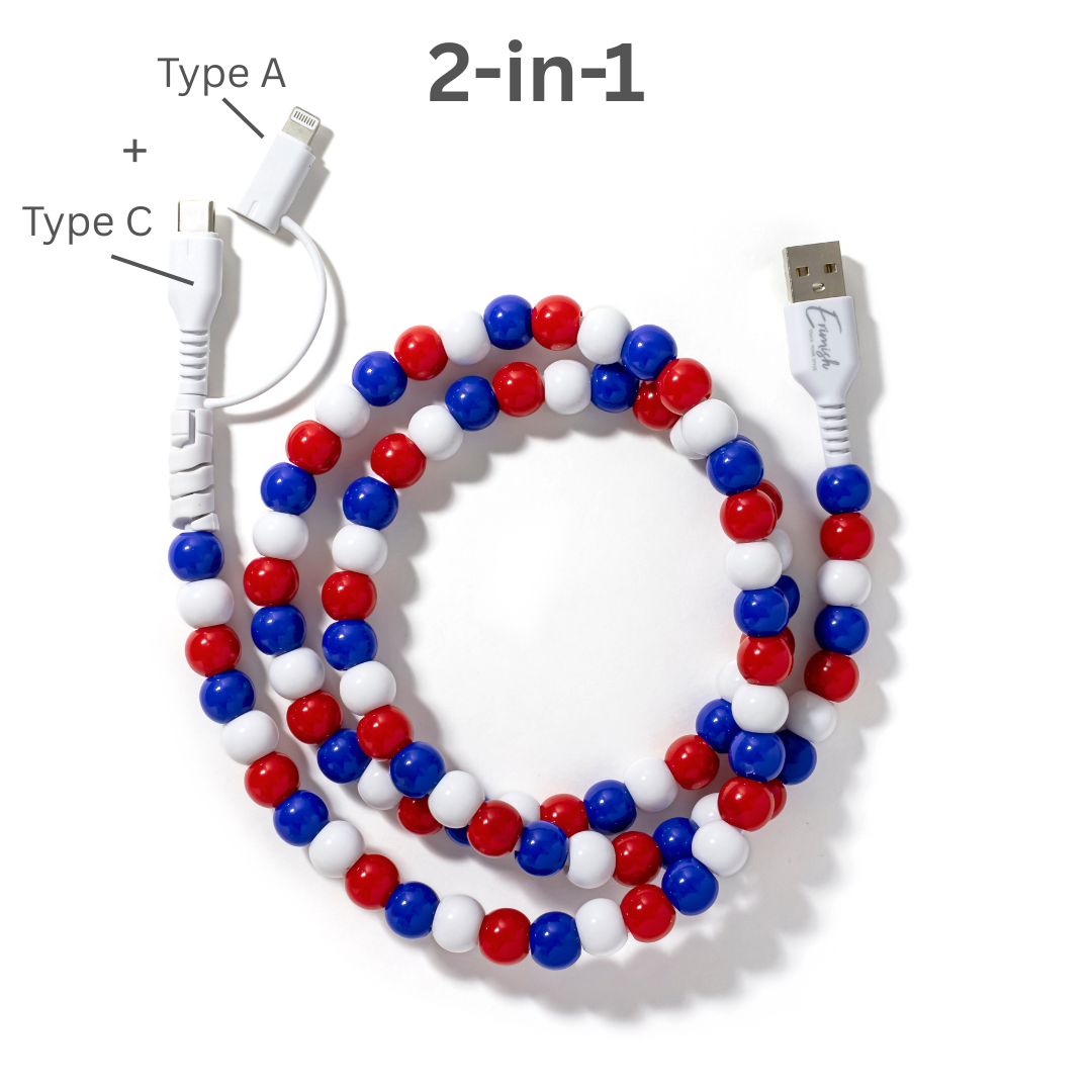 Beaded Phone Charger Seneca - Erimish