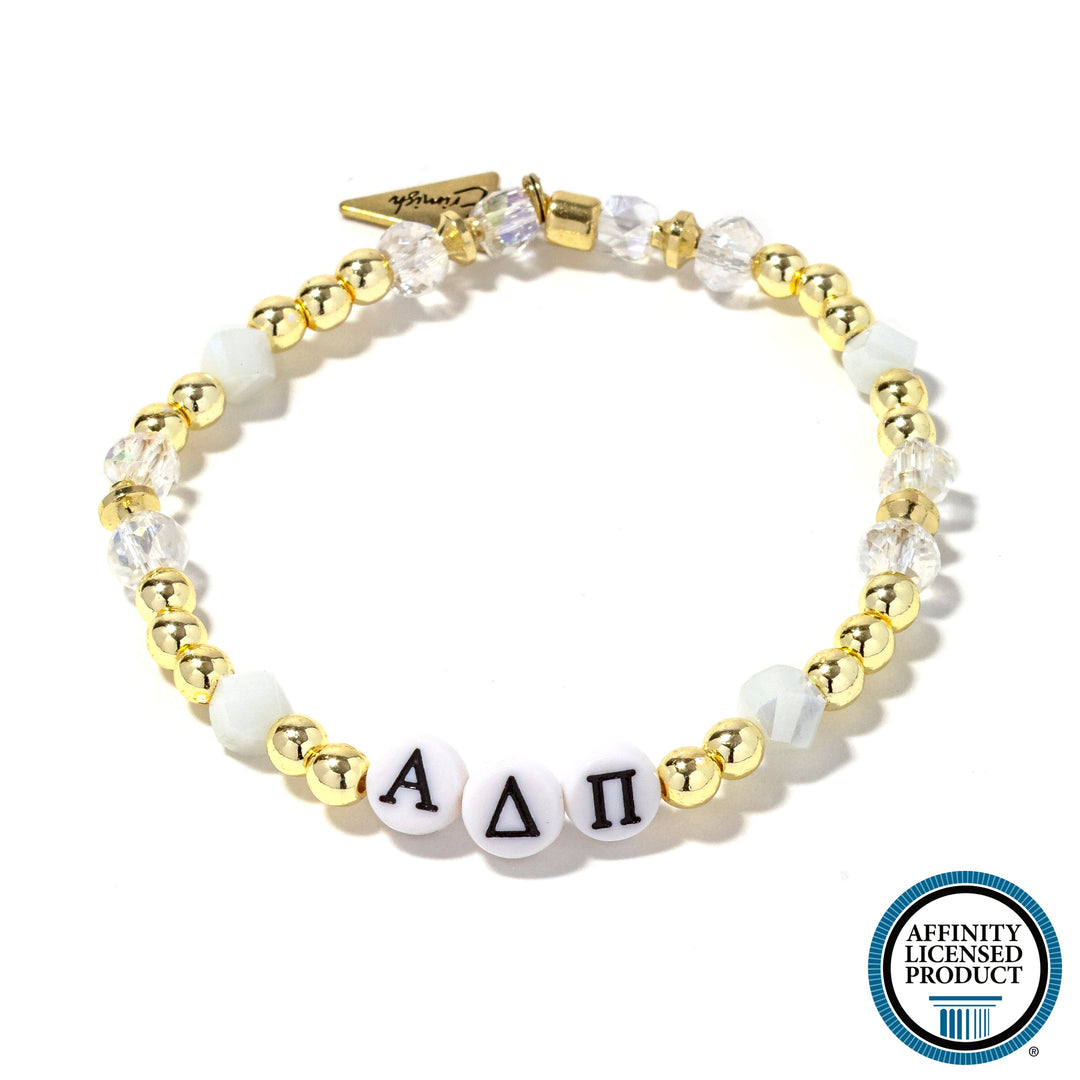 Alpha Delta Pi - White Bracelet