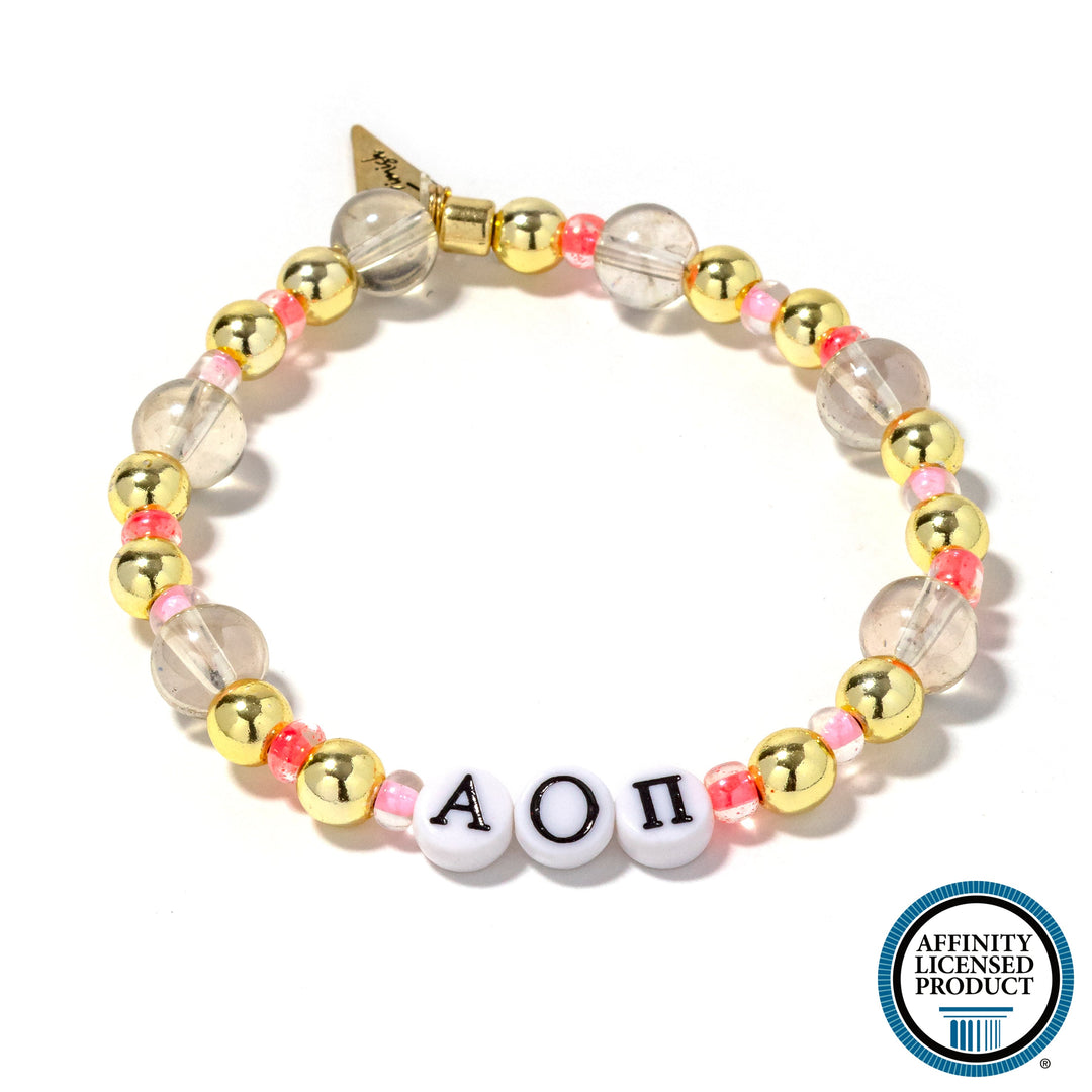 Alpha Omicron Phi - Pink Bracelet