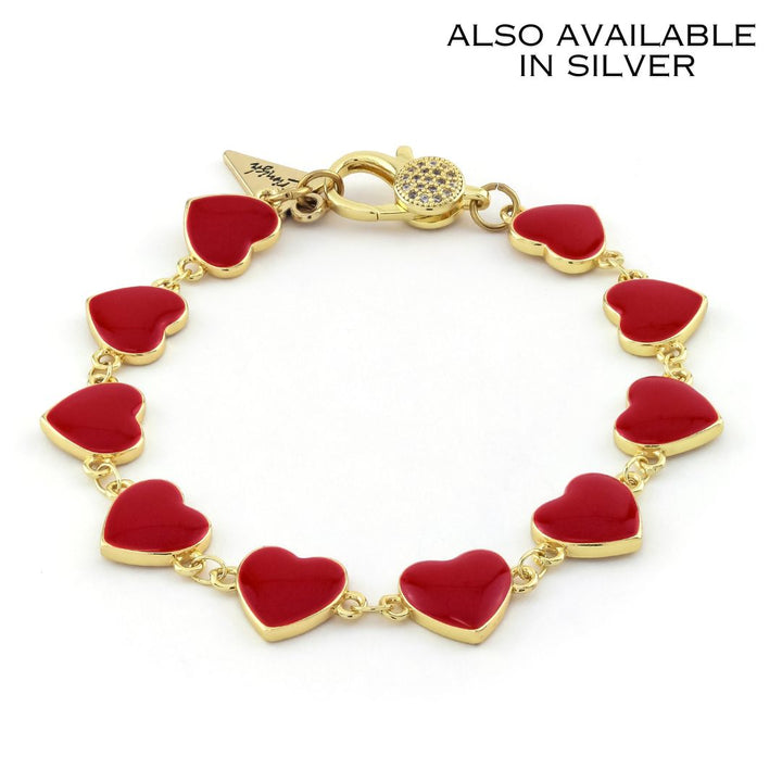 Plus Size Heart Link Bracelet - Erimish