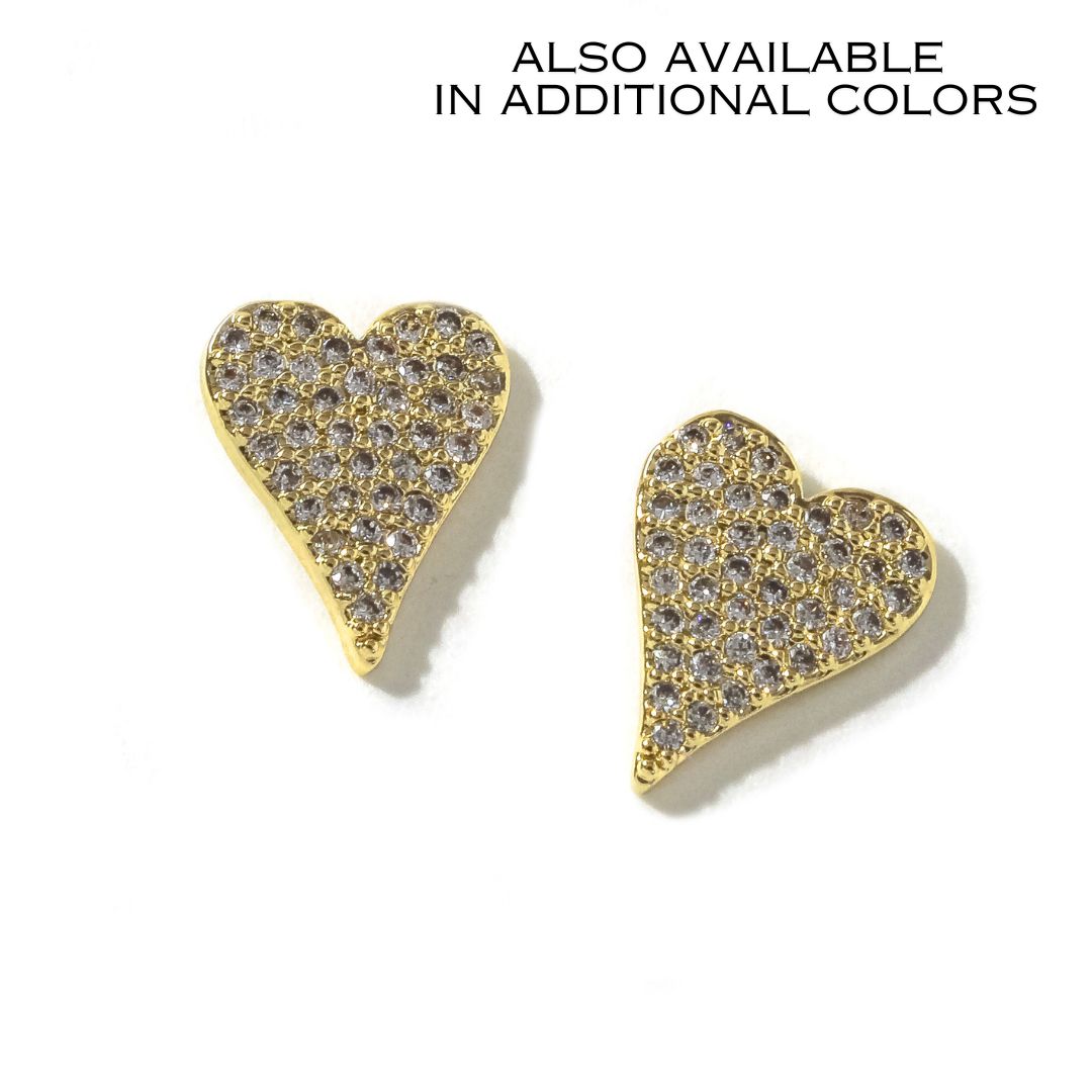 Heart Stud Earrings