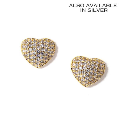 Bubble Heart Earrings