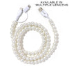 Beaded Phone Charger Pearl