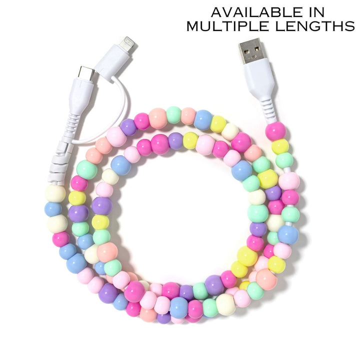 Beaded Phone Charger Multi - Erimish
