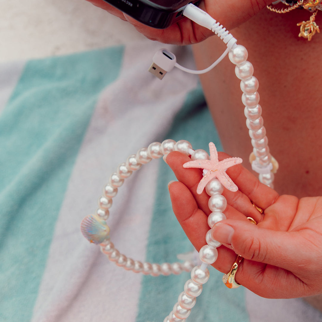 Beaded Phone Charger Bahama Breeze