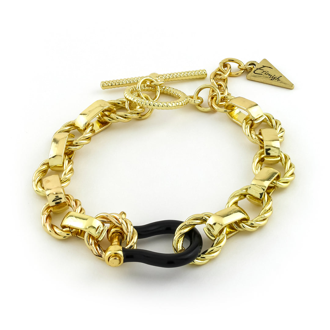 Bandit Black Bracelet - Erimish