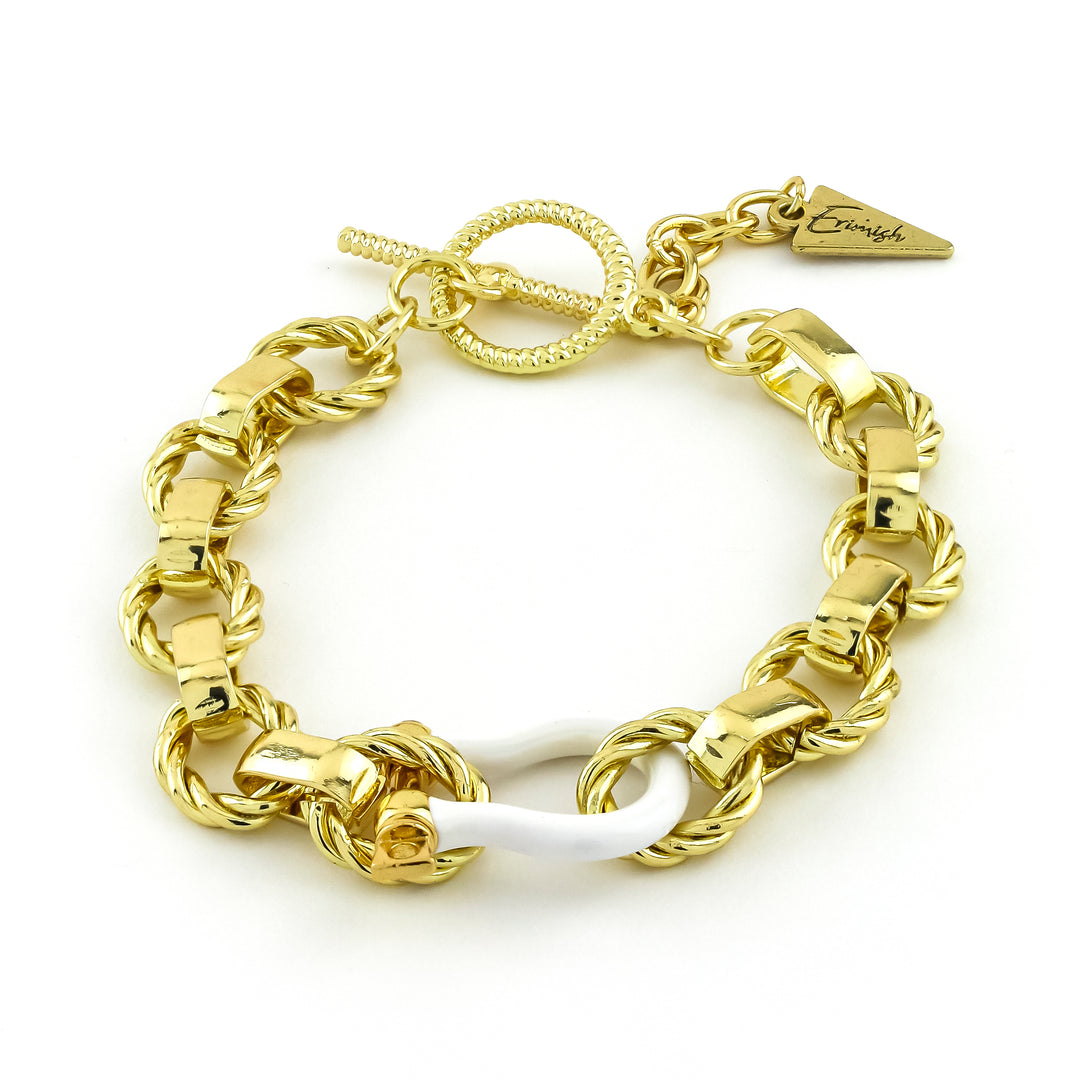 Bandit White Bracelet - Erimish