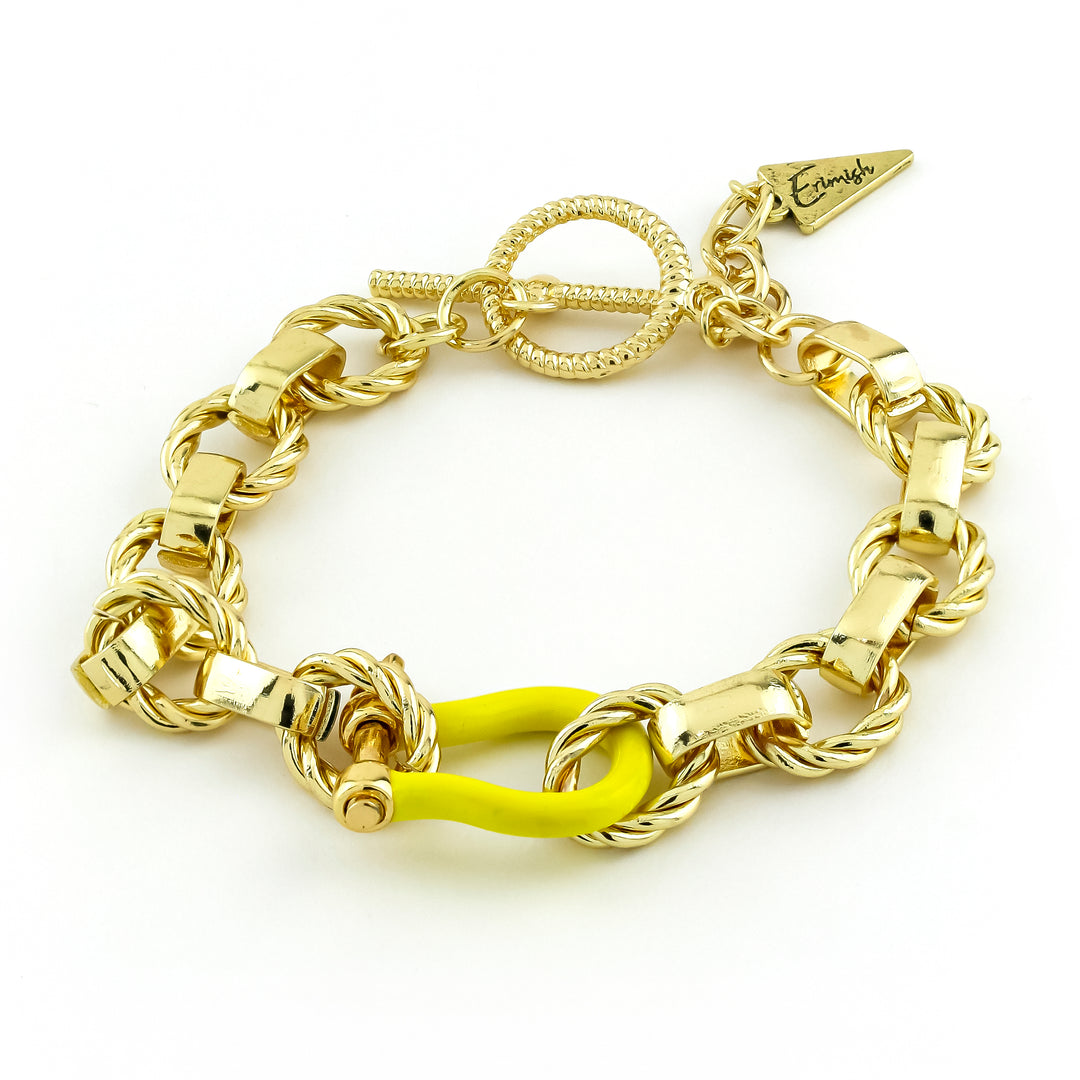 Bandit Yellow Bracelet - Erimish