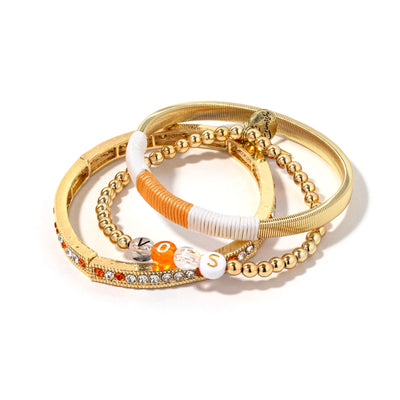 University of Tennessee Bangle Set