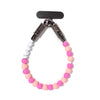 Beaded Phone Charger Wristlet Pink